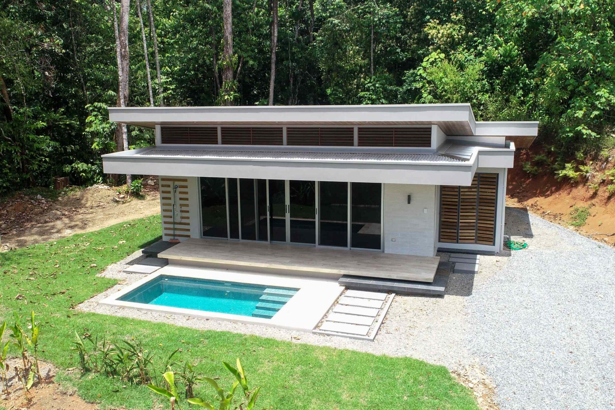 New Construction 2-Bedroom House with Pool & Natural Jungle Setting in Ojochal Costa Rica