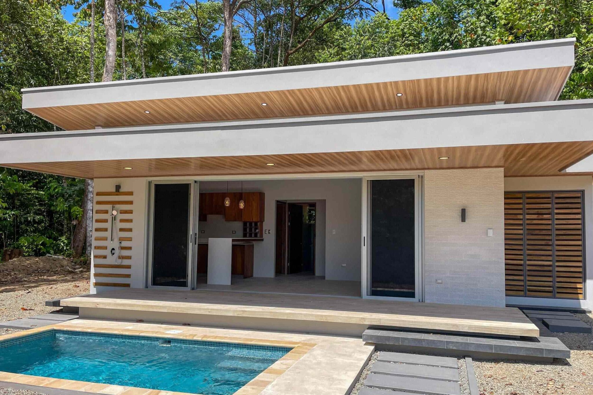 New Construction 2-Bedroom House with Pool & Natural Jungle Setting in Ojochal Costa Rica