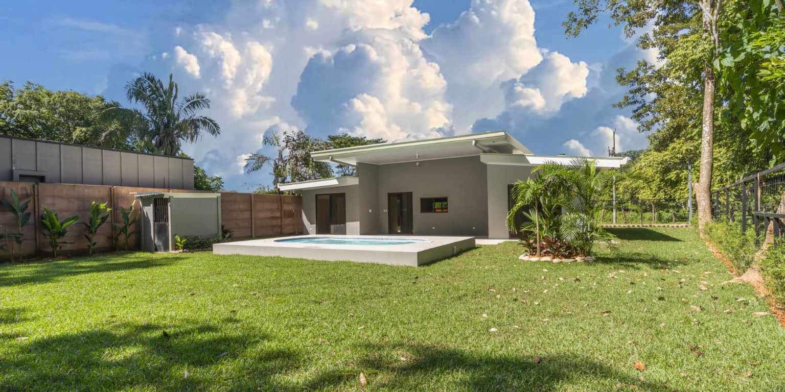 Brand New Modern-Style 3-Bedroom Home with Pool in Easy, Walk-to-Beach Location in Bahia near Uvita Costa Rica Brand New Modern-Style 3-Bedroom Home with Pool in Easy, Walk-to-Beach Location in Bahia near Uvita Costa Rica