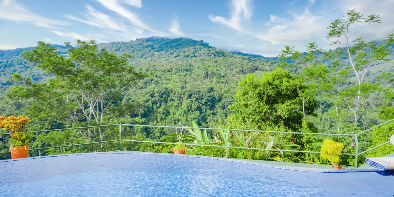 Country Club Feel Oasis Surrounded by Mountains with Cacao Farm in Platanillo above Dominical Costa Rica Country Club Feel Oasis Surrounded by Mountains with Cacao Farm in Platanillo above Dominical Costa Rica