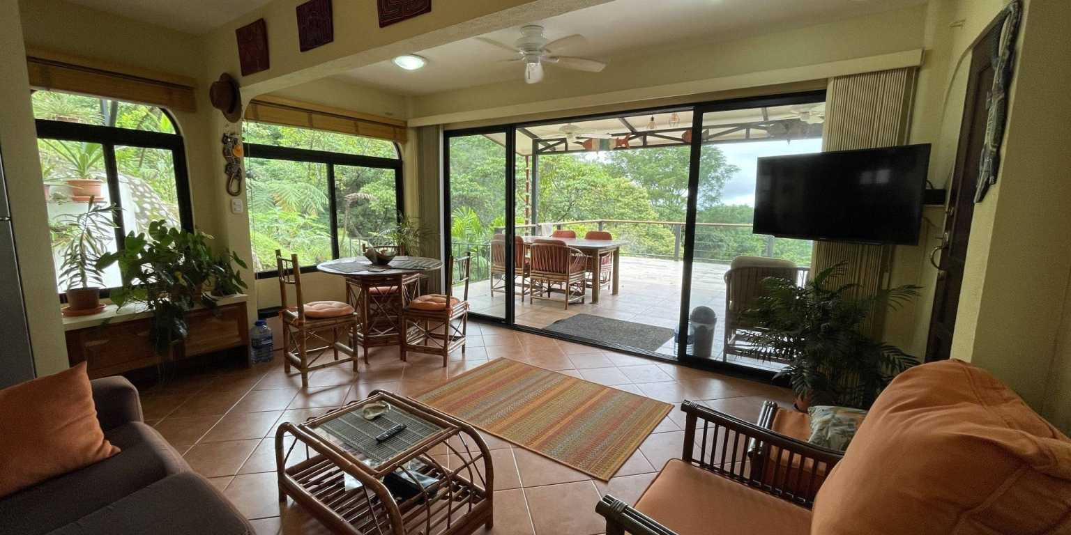 IMG_5443 Sunset Ocean View 1-Bedroom Home with Guest Cabin Surrounded by Rainforest in Uvita Costa Rica