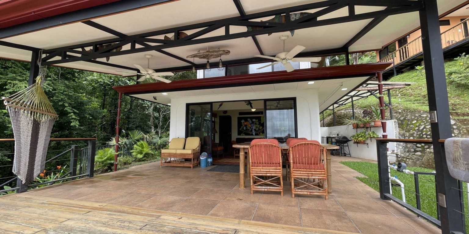 IMG_5440 Sunset Ocean View 1-Bedroom Home with Guest Cabin Surrounded by Rainforest in Uvita Costa Rica