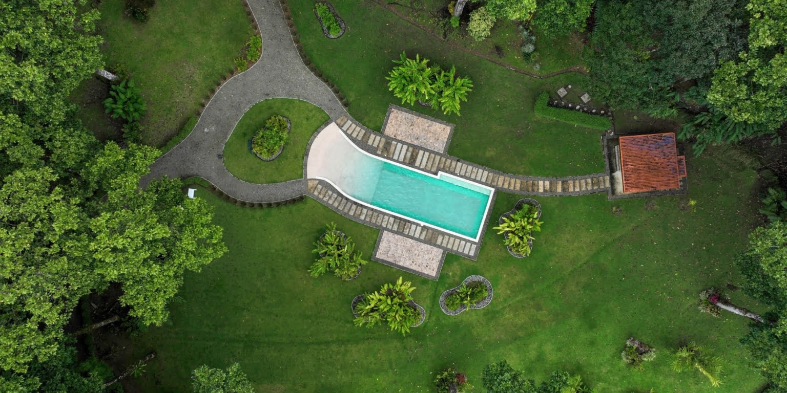43. Pool Two-Bedroom Jungle View Home in Gated Community with Community Waterfall & Pool in Tres Rios Costa Rica