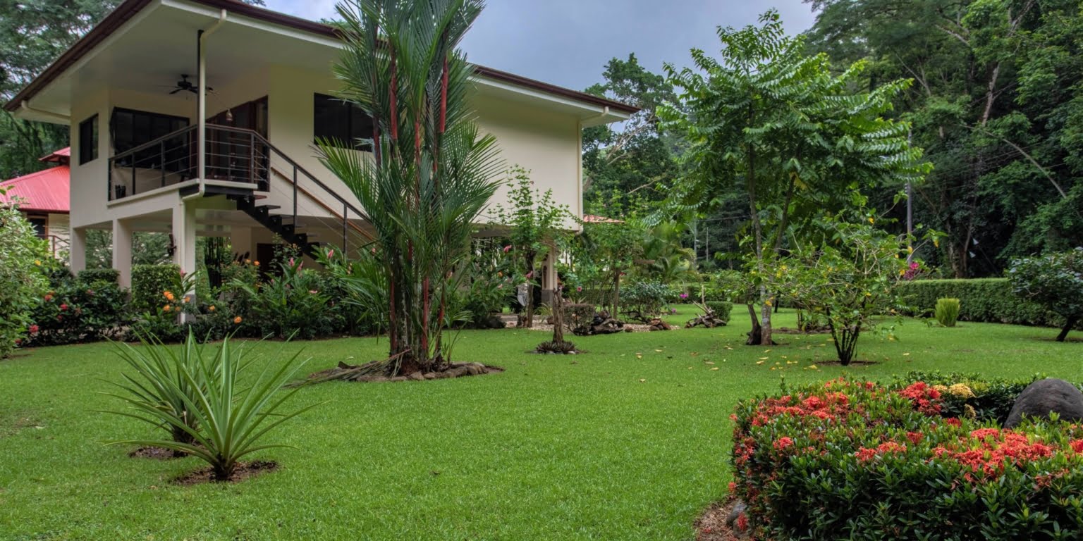 39. Garden Two-Bedroom Jungle View Home in Gated Community with Community Waterfall & Pool in Tres Rios Costa Rica