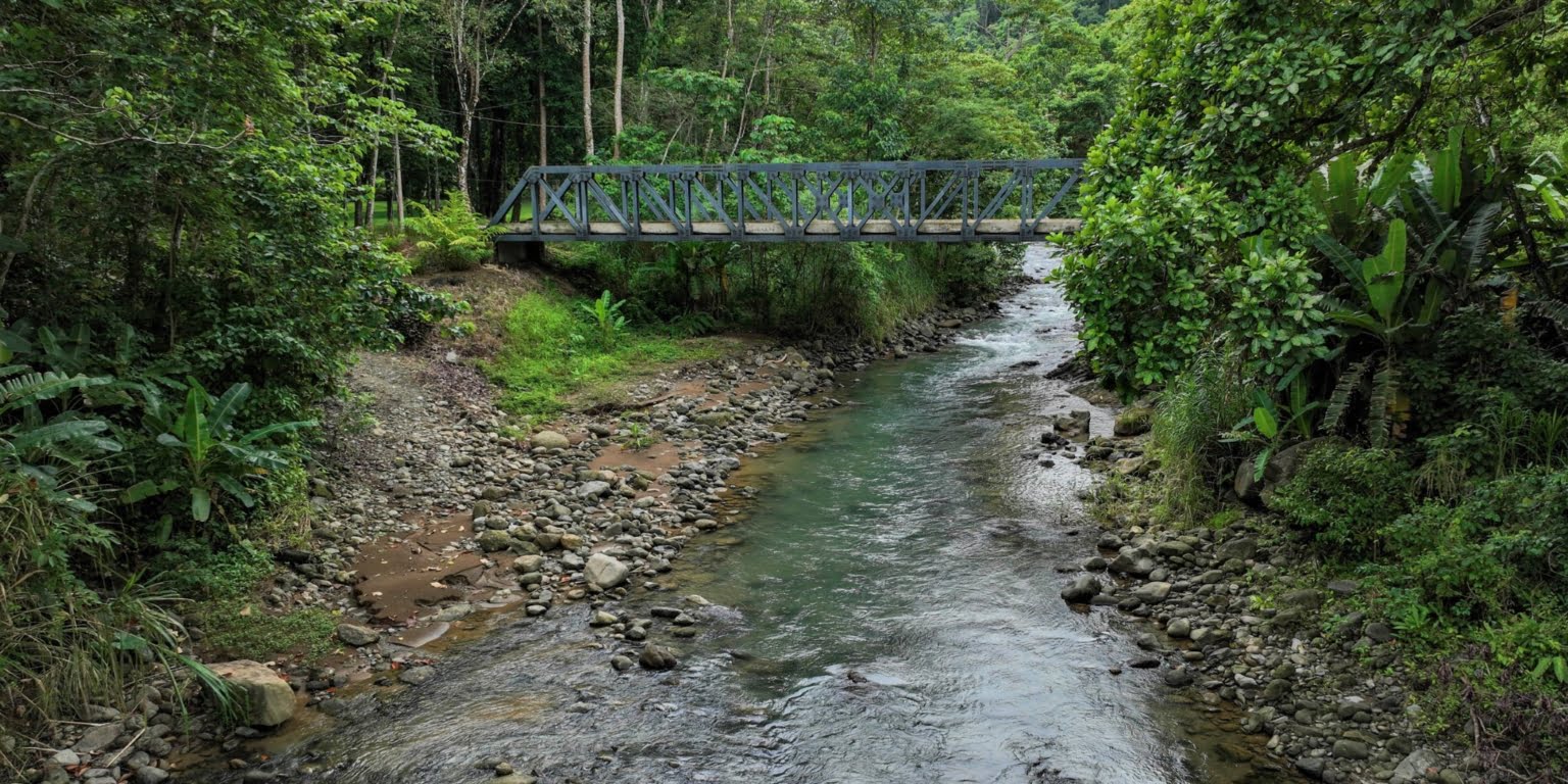 37. Drone Bridge Two-Bedroom Jungle View Home in Gated Community with Community Waterfall & Pool in Tres Rios Costa Rica