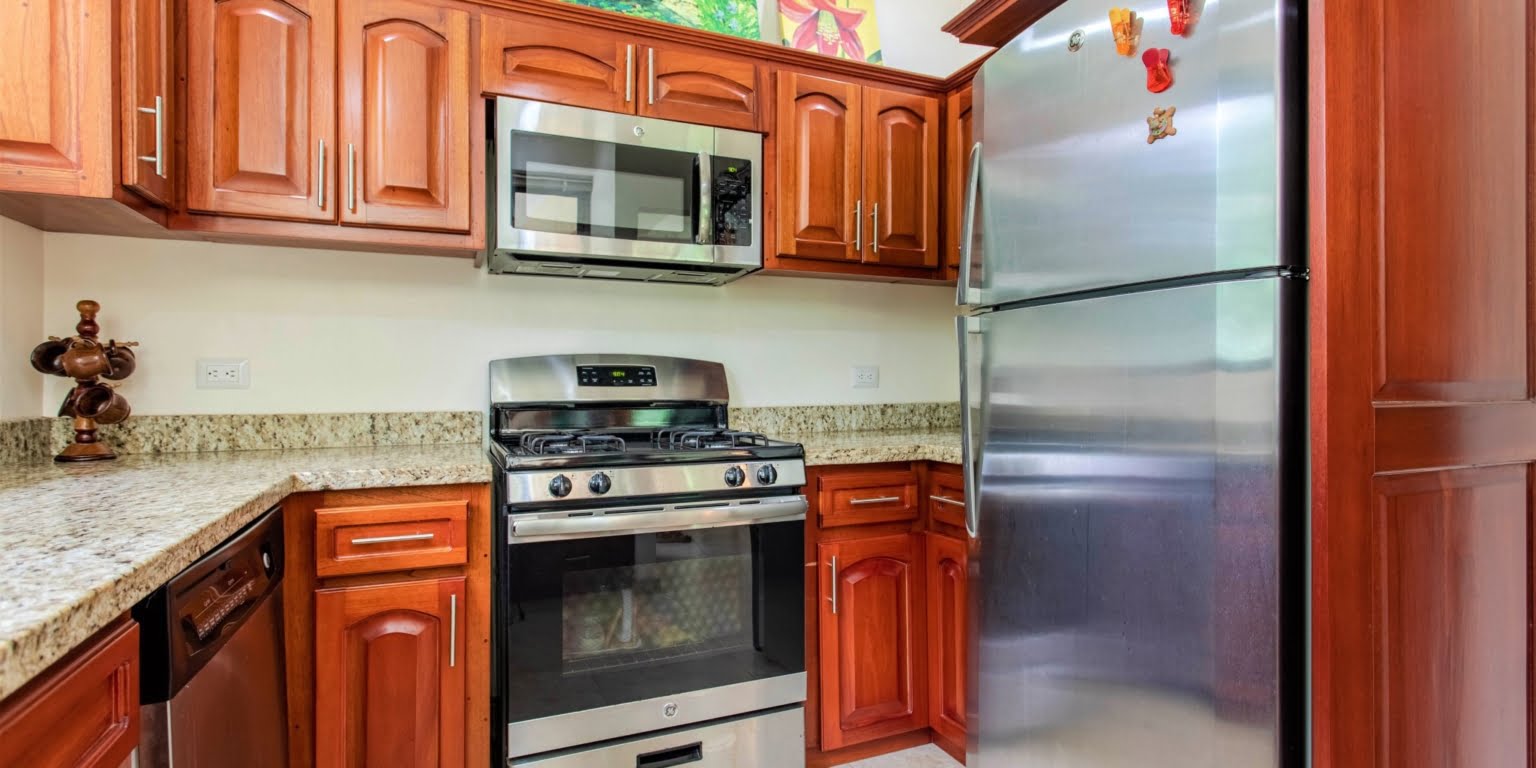 20. Kitchen Two-Bedroom Jungle View Home in Gated Community with Community Waterfall & Pool in Tres Rios Costa Rica