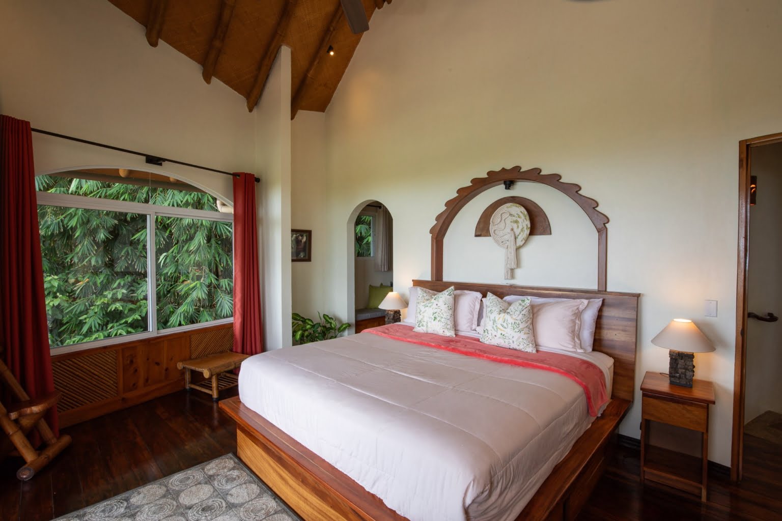 principal bed 2 upstairs_2 Tropical Luxury 9-Bedroom Home in Gated Community above Dominicalito Costa Rica