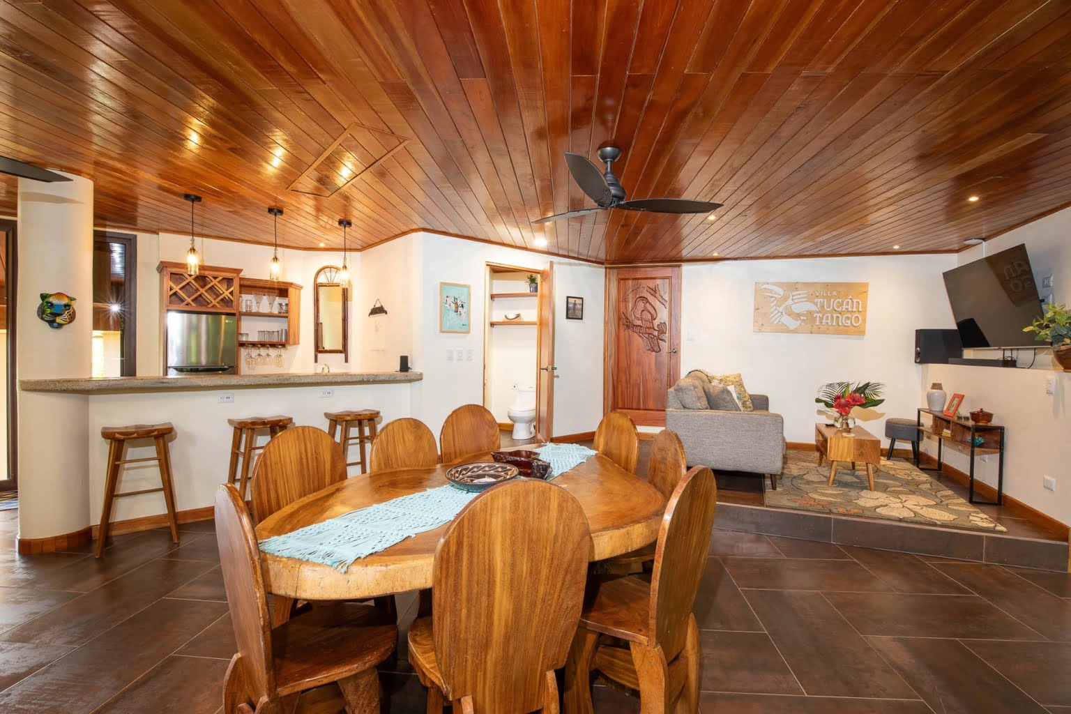 gameroom_4 Tropical Luxury 9-Bedroom Home in Gated Community above Dominicalito Costa Rica