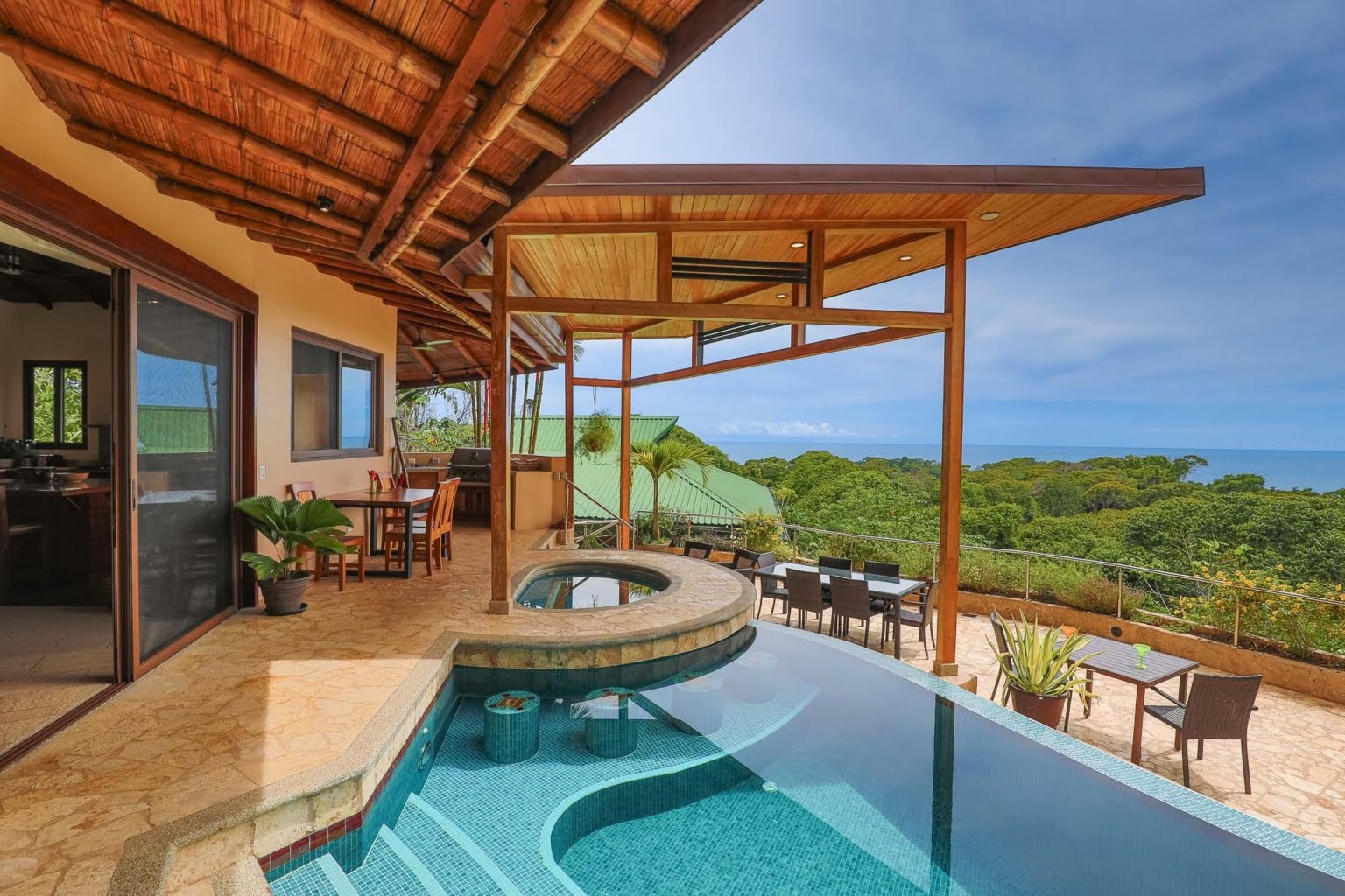 pool_17 Tropical Luxury 9-Bedroom Home in Gated Community above Dominicalito Costa Rica