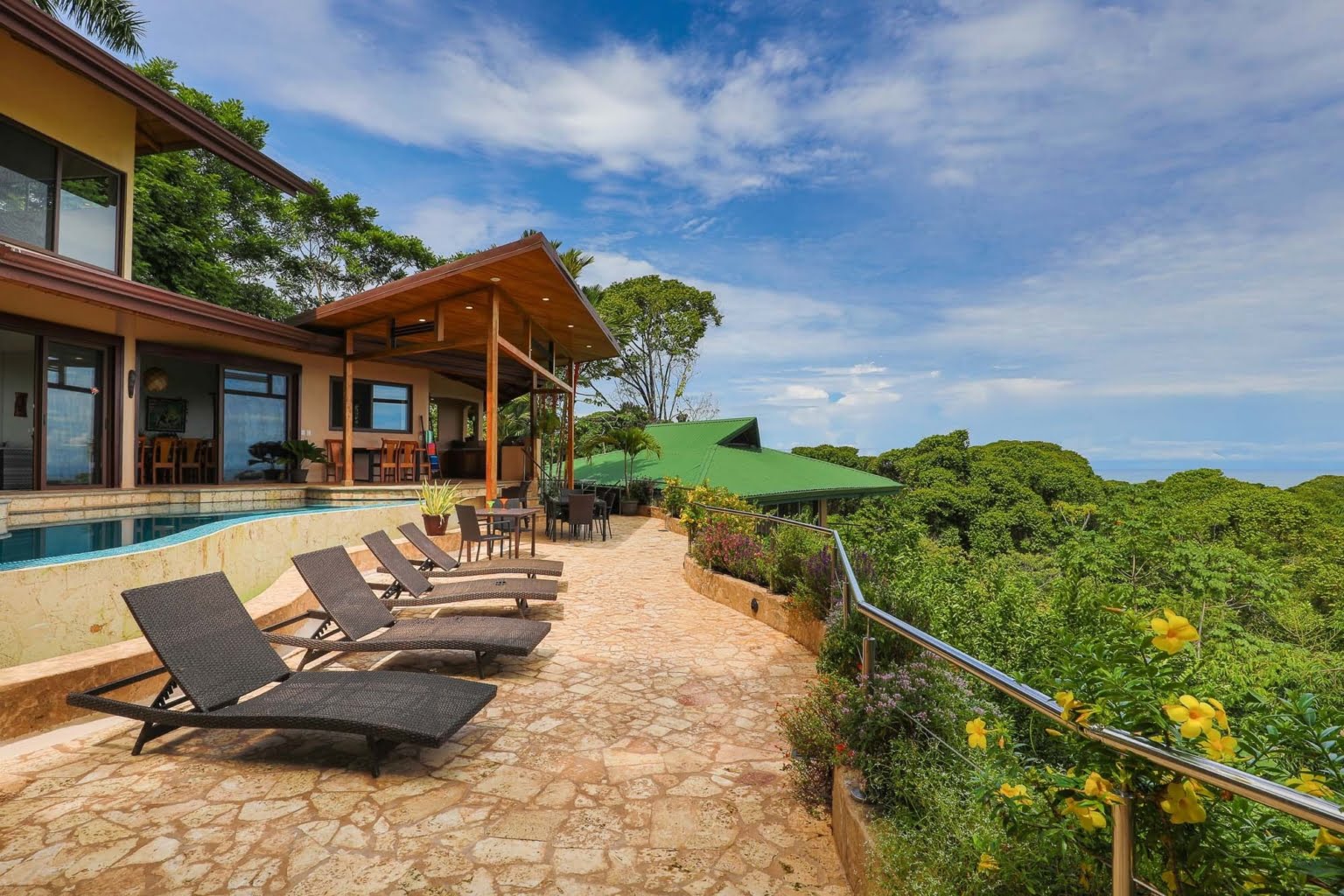 pool_14 Tropical Luxury 9-Bedroom Home in Gated Community above Dominicalito Costa Rica