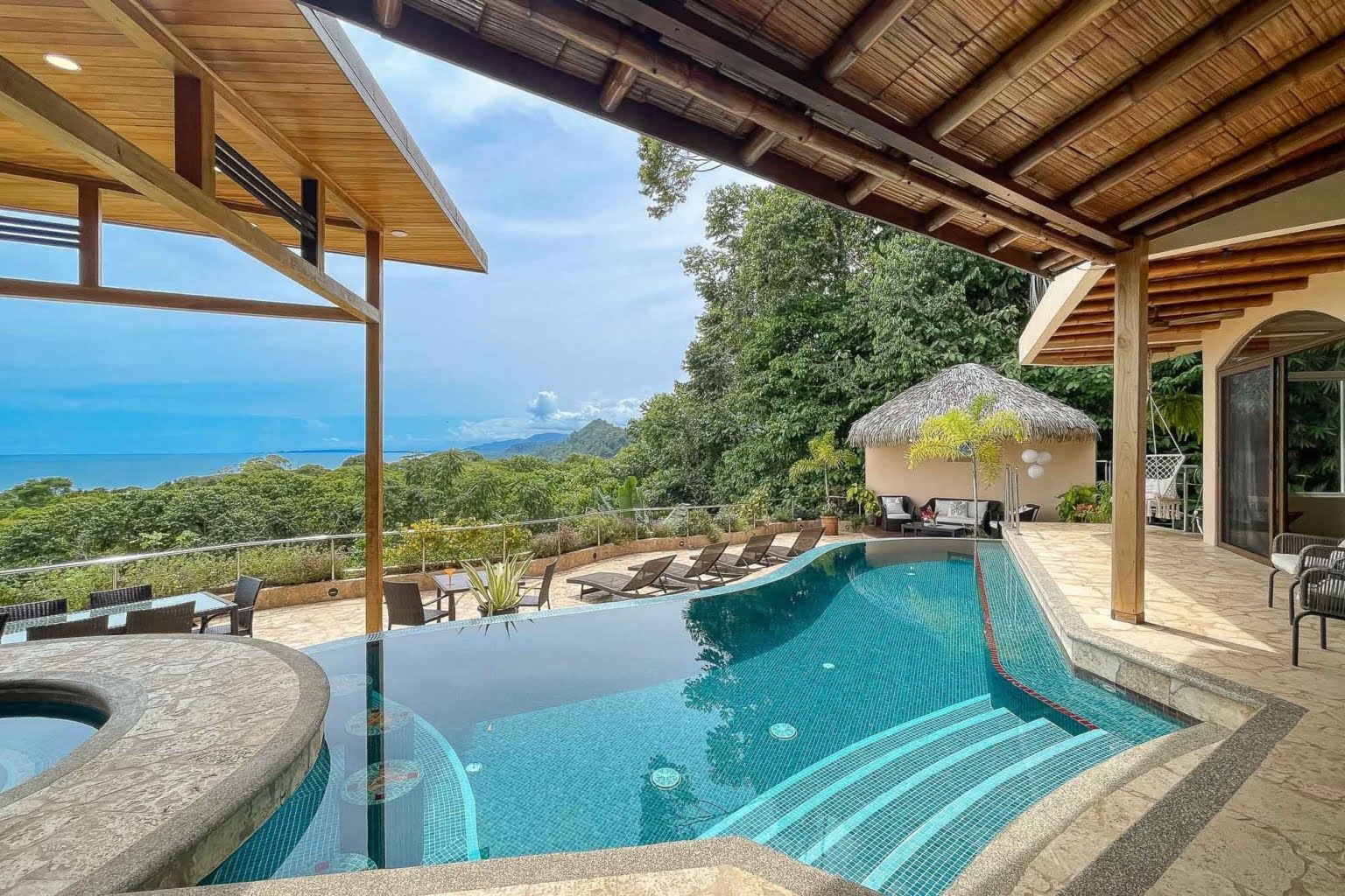 pool_6 Tropical Luxury 9-Bedroom Home in Gated Community above Dominicalito Costa Rica