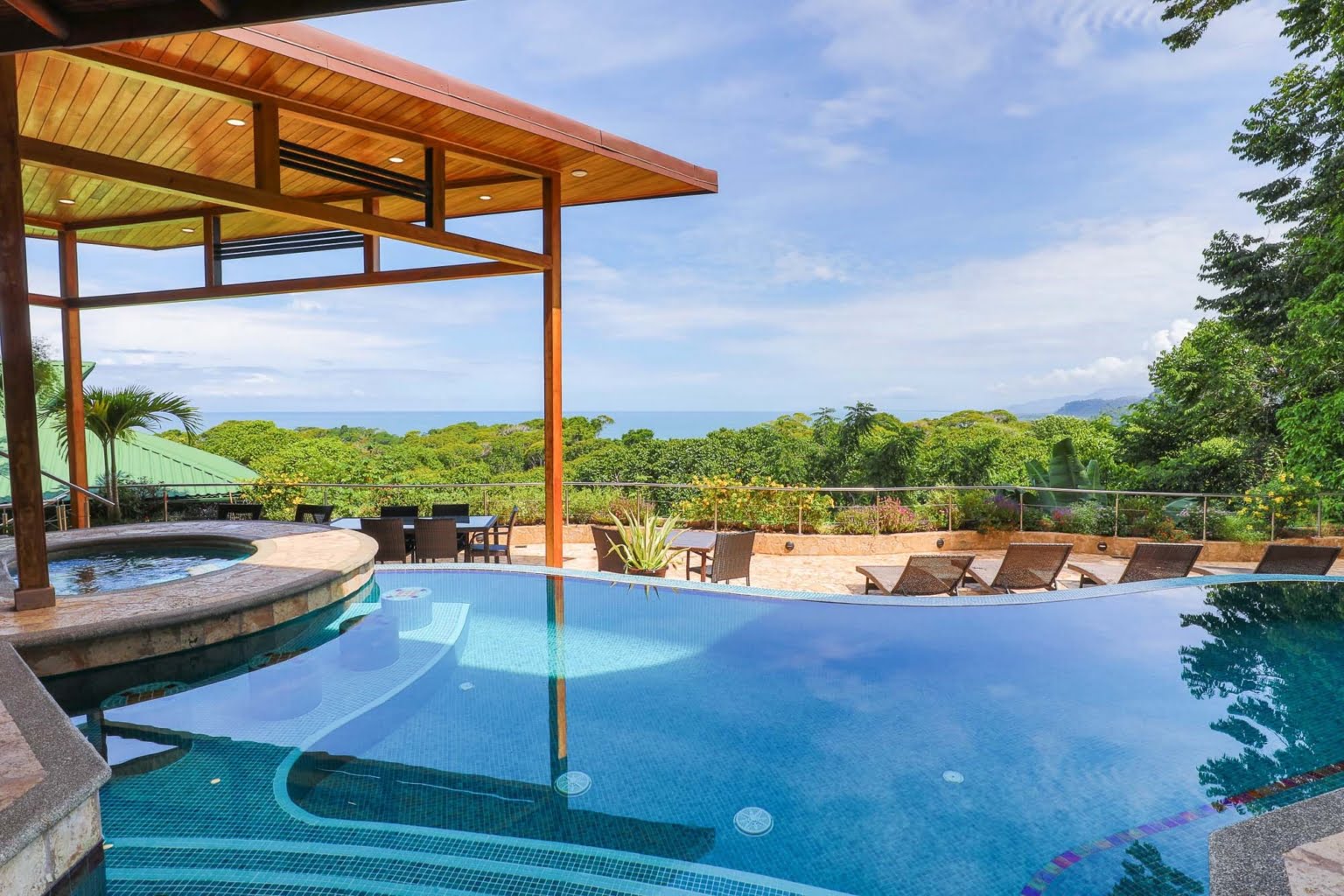 views_6 Tropical Luxury 9-Bedroom Home in Gated Community above Dominicalito Costa Rica