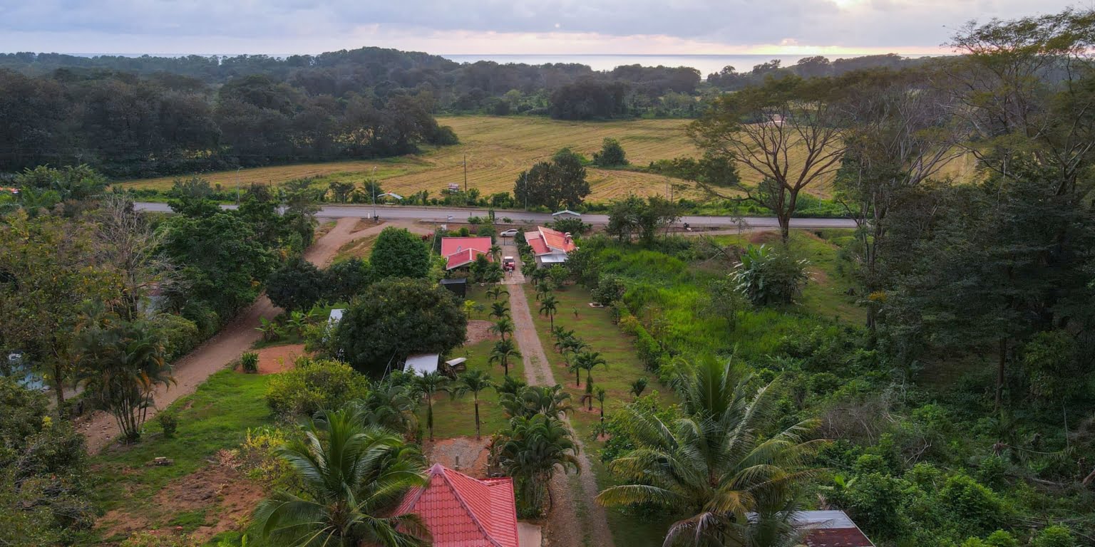 DJI_0108 Commercial Opportunity – Home, Rental Cabins & Room to Build More in Hatillo near Dominical Costa Rica
