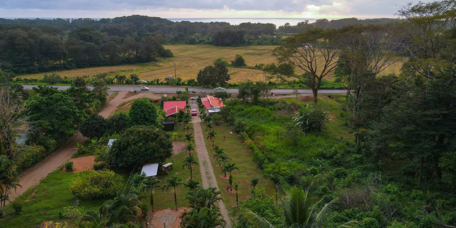 DJI_0104 Commercial Opportunity – Home, Rental Cabins & Room to Build More in Hatillo near Dominical Costa Rica