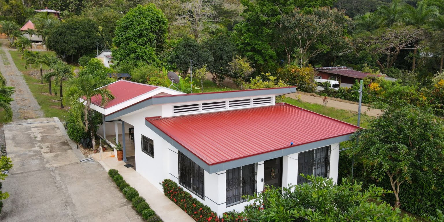 DJI_0089 Commercial Opportunity – Home, Rental Cabins & Room to Build More in Hatillo near Dominical Costa Rica
