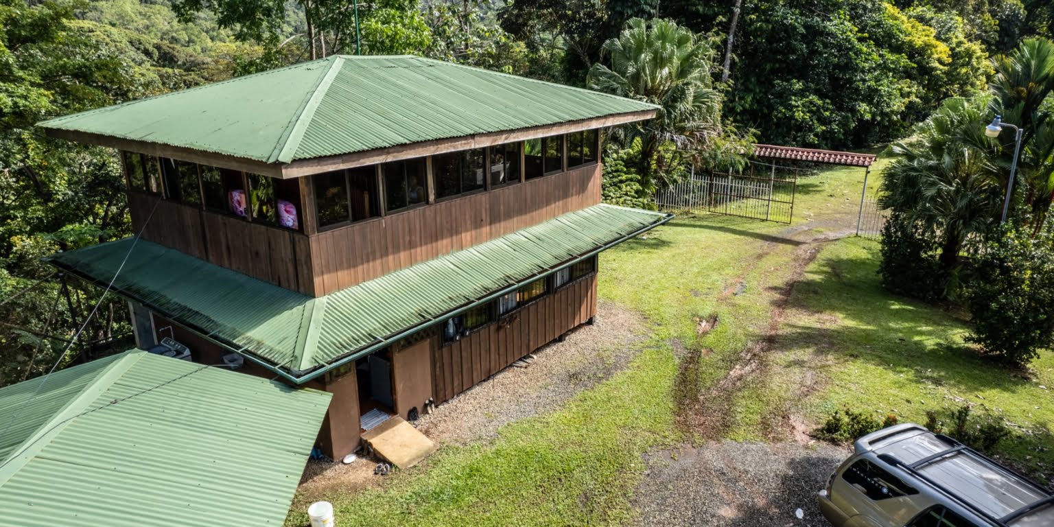 Lot-23 Easy Access Ocean View Lot in Uvita with Existing Simple Casita, Rancho & Pool and Ready to Build more in Uvita Costa Rica