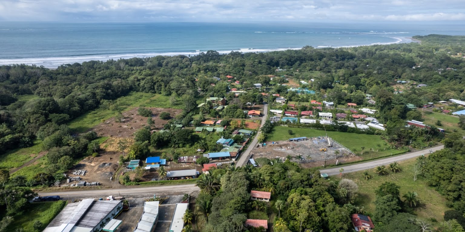 Lot-22 Easy Access Ocean View Lot in Uvita with Existing Simple Casita, Rancho & Pool and Ready to Build more in Uvita Costa Rica