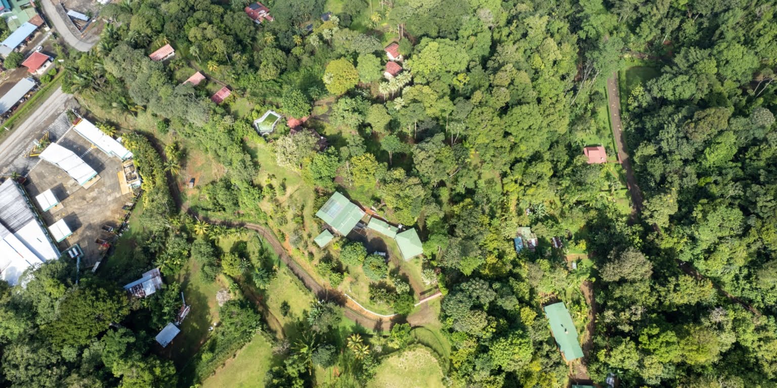Lot-20 Easy Access Ocean View Lot in Uvita with Existing Simple Casita, Rancho & Pool and Ready to Build more in Uvita Costa Rica