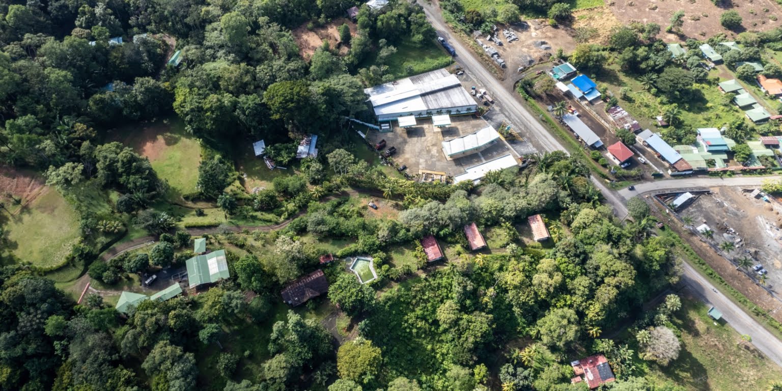 Lot-17 Easy Access Ocean View Lot in Uvita with Existing Simple Casita, Rancho & Pool and Ready to Build more in Uvita Costa Rica