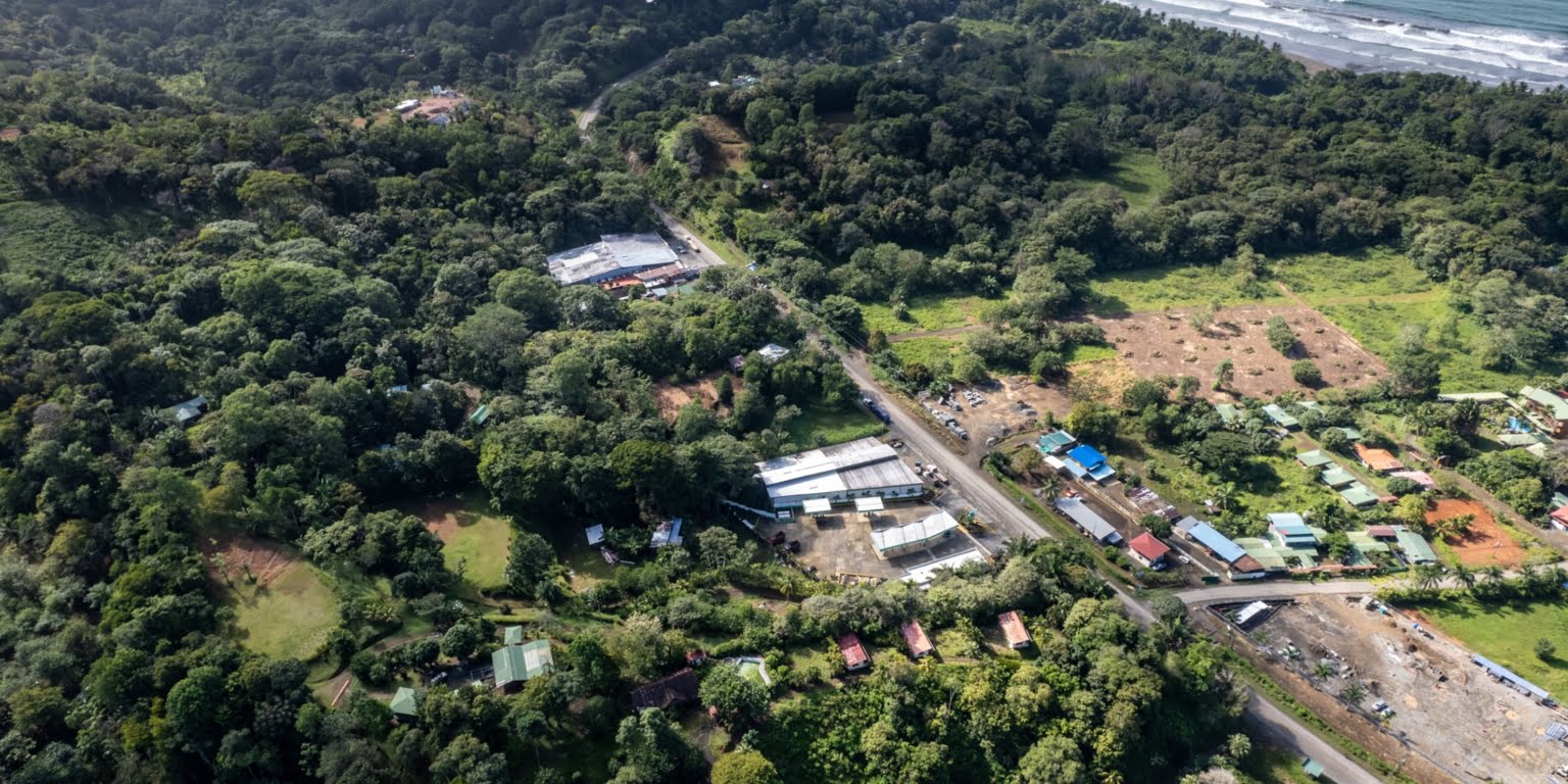 Lot-16 Easy Access Ocean View Lot in Uvita with Existing Simple Casita, Rancho & Pool and Ready to Build more in Uvita Costa Rica