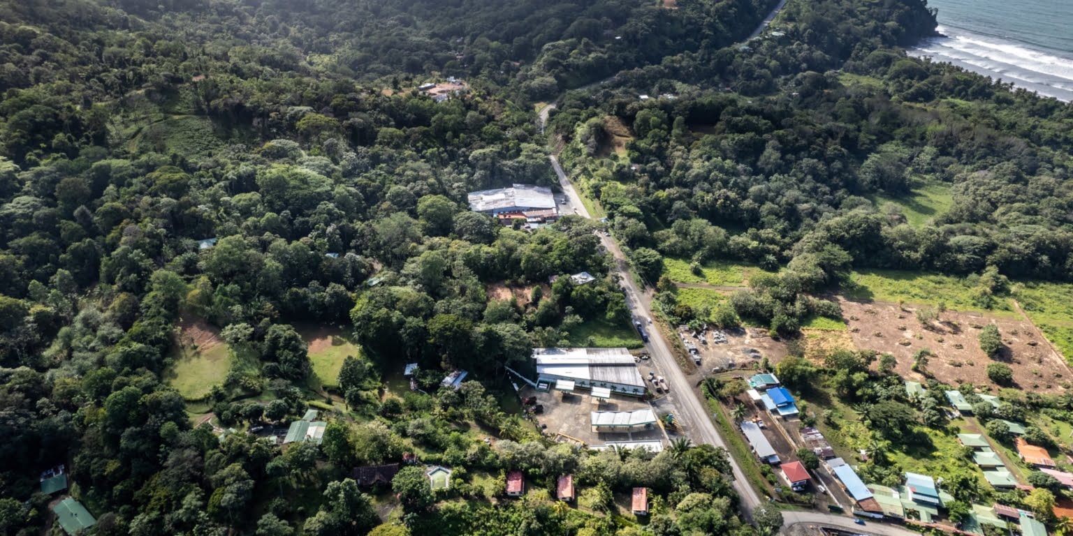 Lot-15 Easy Access Ocean View Lot in Uvita with Existing Simple Casita, Rancho & Pool and Ready to Build more in Uvita Costa Rica