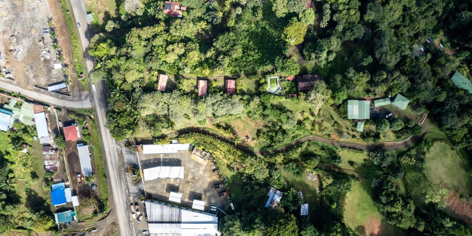 Lot-14 Easy Access Ocean View Lot in Uvita with Existing Simple Casita, Rancho & Pool and Ready to Build more in Uvita Costa Rica