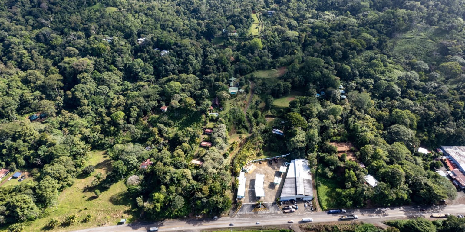 Lot-12 Easy Access Ocean View Lot in Uvita with Existing Simple Casita, Rancho & Pool and Ready to Build more in Uvita Costa Rica