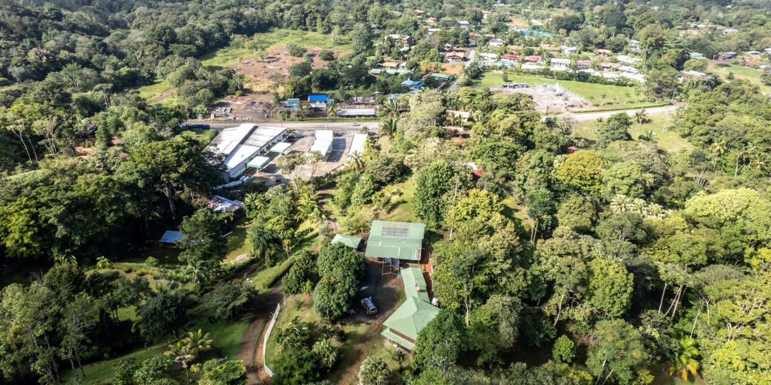 Lot-3 Easy Access Ocean View Lot in Uvita with Existing Simple Casita, Rancho & Pool and Ready to Build more in Uvita Costa Rica