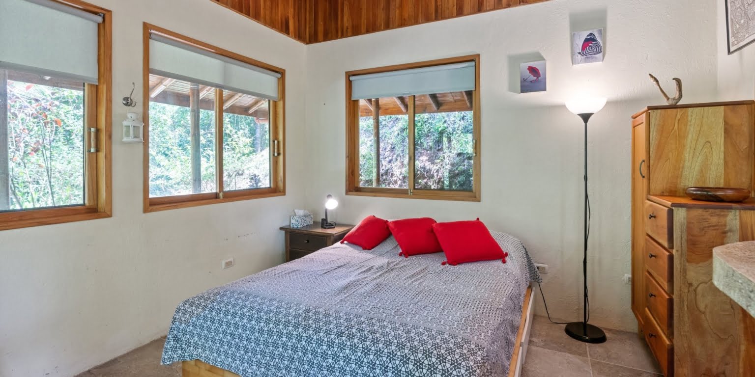 Natural Zen 2-Bedroom Home plus Guest Cabin with Jungle All Around in Lagunas above Dominical Costa Rica