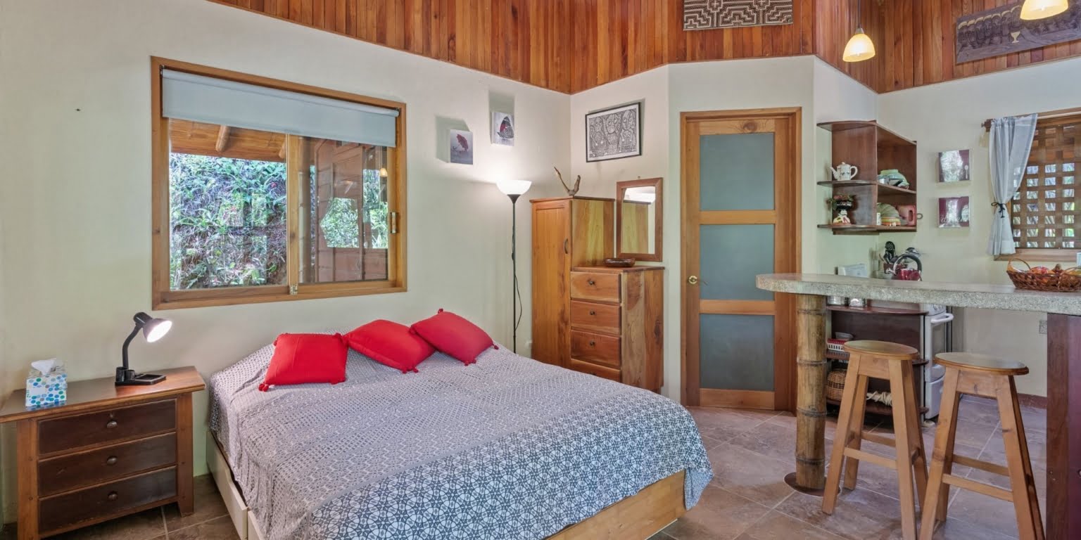 Natural Zen 2-Bedroom Home plus Guest Cabin with Jungle All Around in Lagunas above Dominical Costa Rica