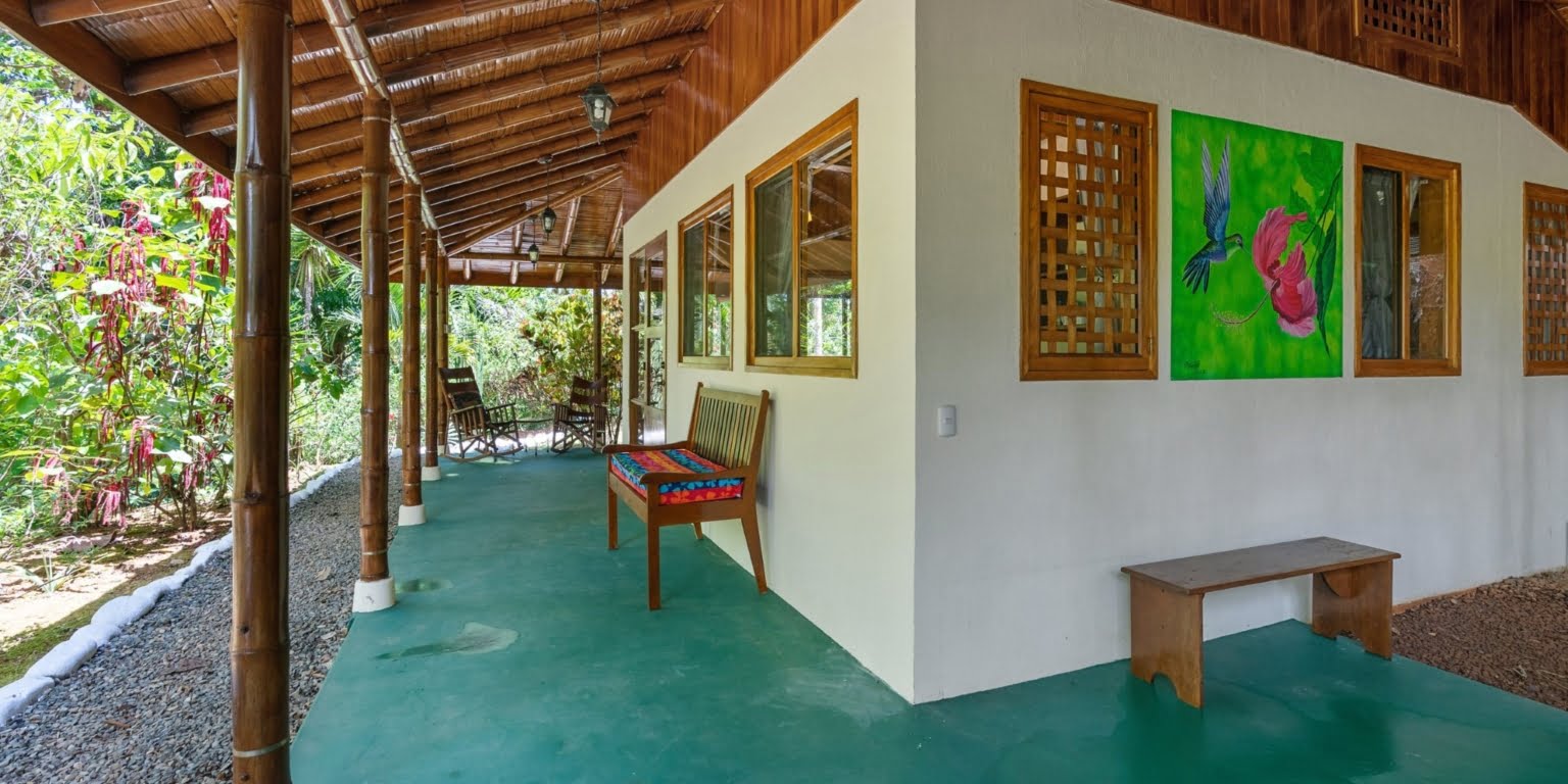 Natural Zen 2-Bedroom Home plus Guest Cabin with Jungle All Around in Lagunas above Dominical Costa Rica