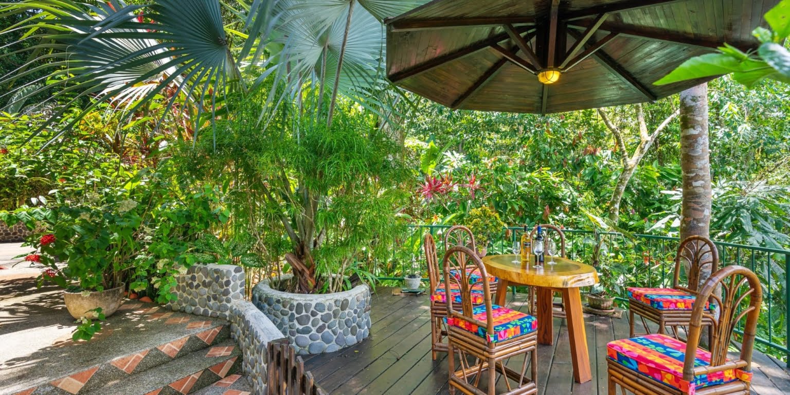 Natural Zen 2-Bedroom Home plus Guest Cabin with Jungle All Around in Lagunas above Dominical Costa Rica
