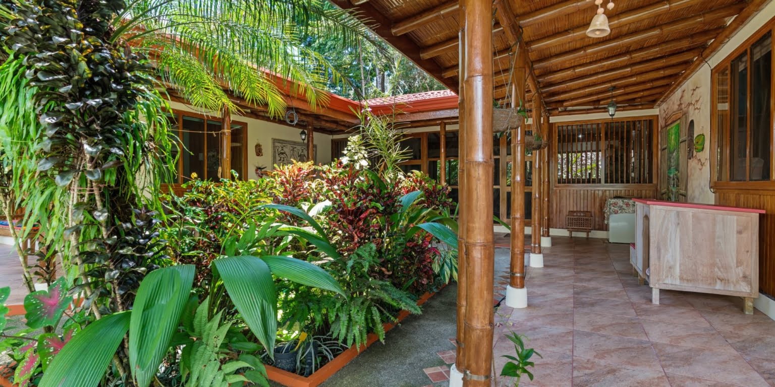 Natural Zen 2-Bedroom Home plus Guest Cabin with Jungle All Around in Lagunas above Dominical Costa Rica
