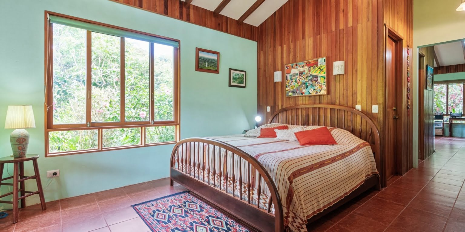 Natural Zen 2-Bedroom Home plus Guest Cabin with Jungle All Around in Lagunas above Dominical Costa Rica