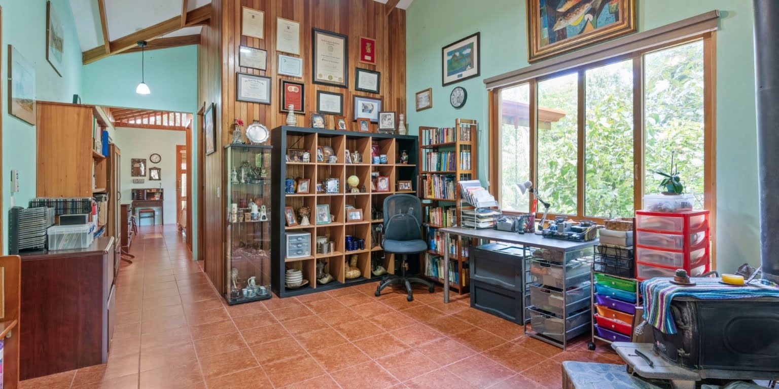 Natural Zen 2-Bedroom Home plus Guest Cabin with Jungle All Around in Lagunas above Dominical Costa Rica
