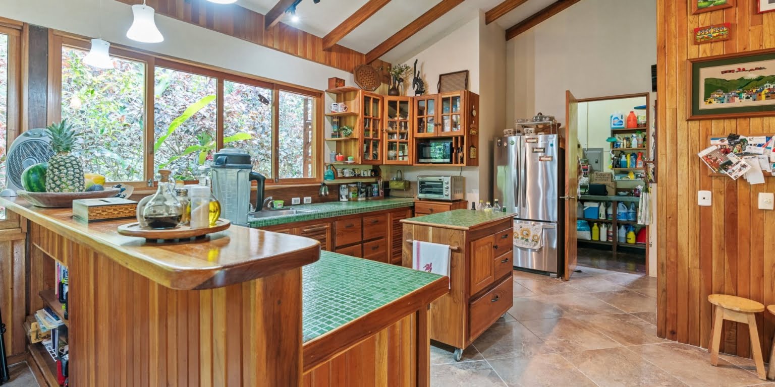 Natural Zen 2-Bedroom Home plus Guest Cabin with Jungle All Around in Lagunas above Dominical Costa Rica
