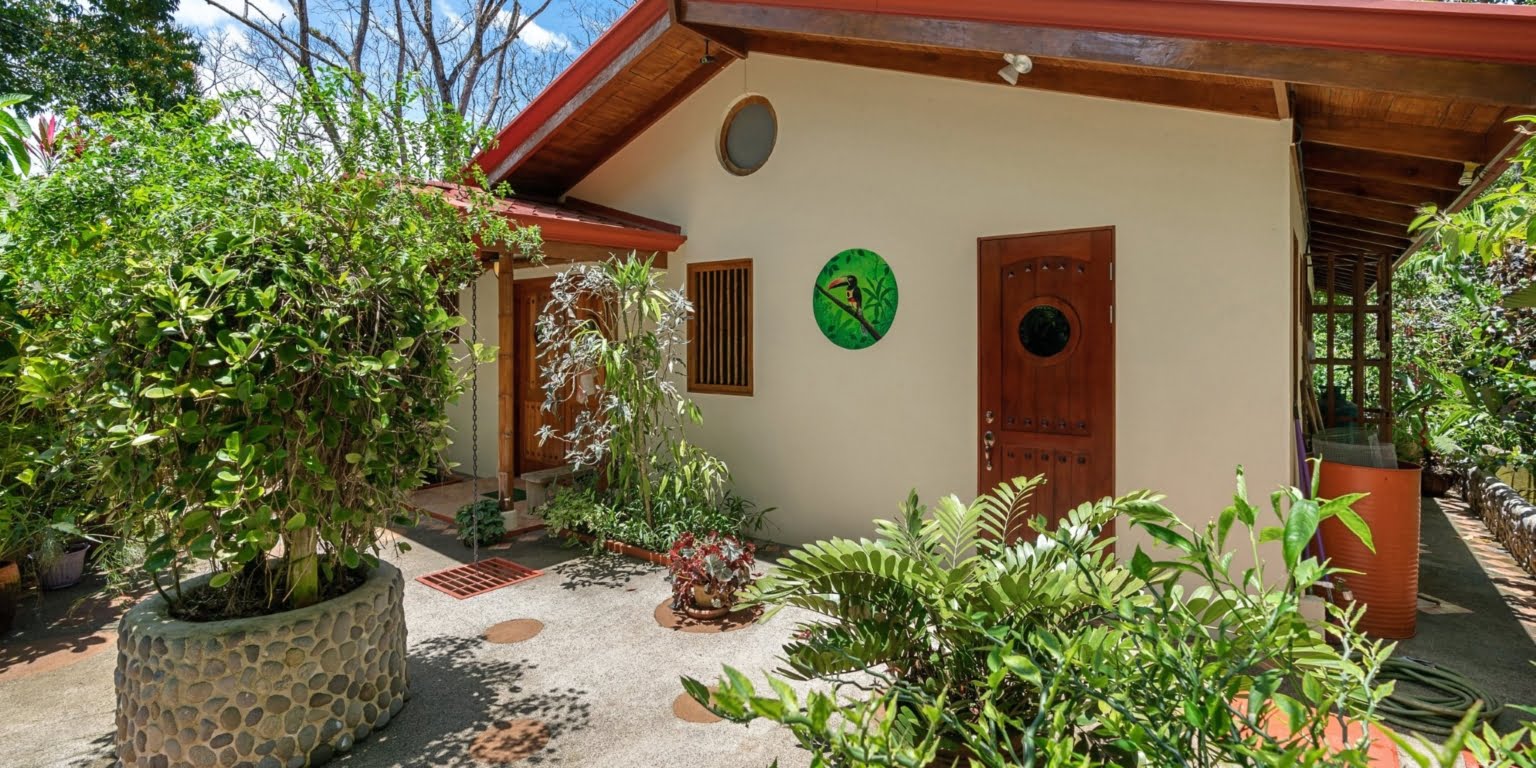 Natural Zen 2-Bedroom Home plus Guest Cabin with Jungle All Around in Lagunas above Dominical Costa Rica