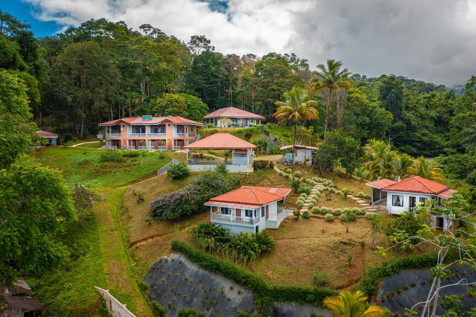 DJI_0875 Panoramic Mountain and Ocean Views from this Multi-Unit Property in Tinamastes above Dominical Costa Rica