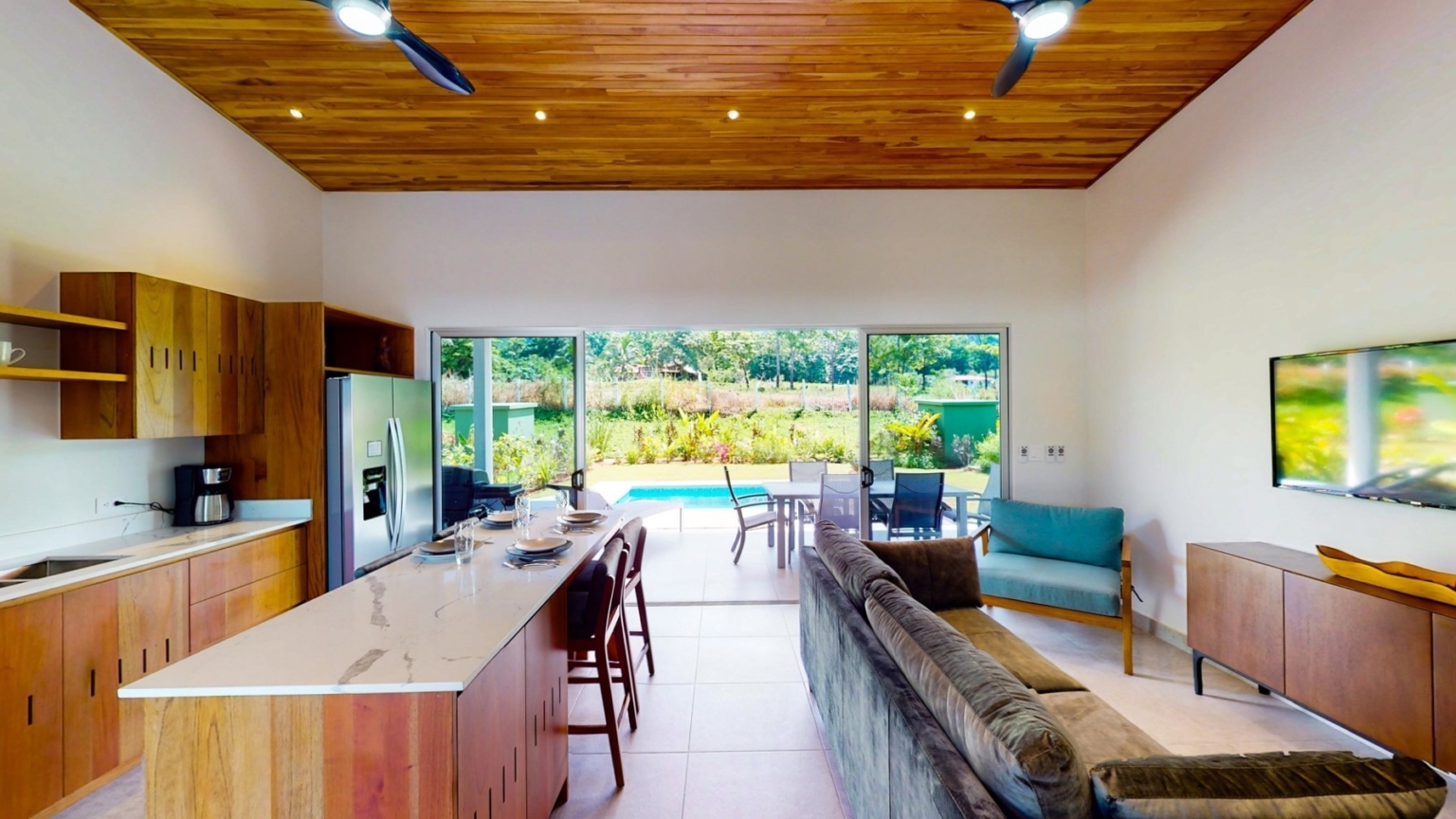 5455 – Ojochal Villa 18 – #6a 3 Bedroom Home with Panoramic Mountain View & Pool in Ojochal Costa Rica