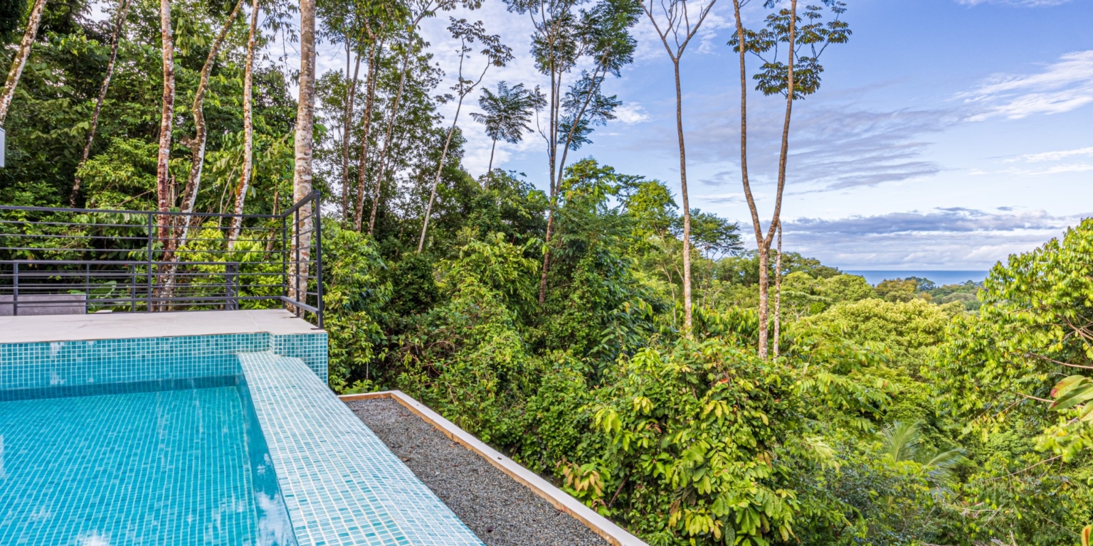 Newly Built, Outstanding Uvita Gem, Hidden in the Jungle Canopy with Ocean & Mountain Views in Uvita Costa Rica