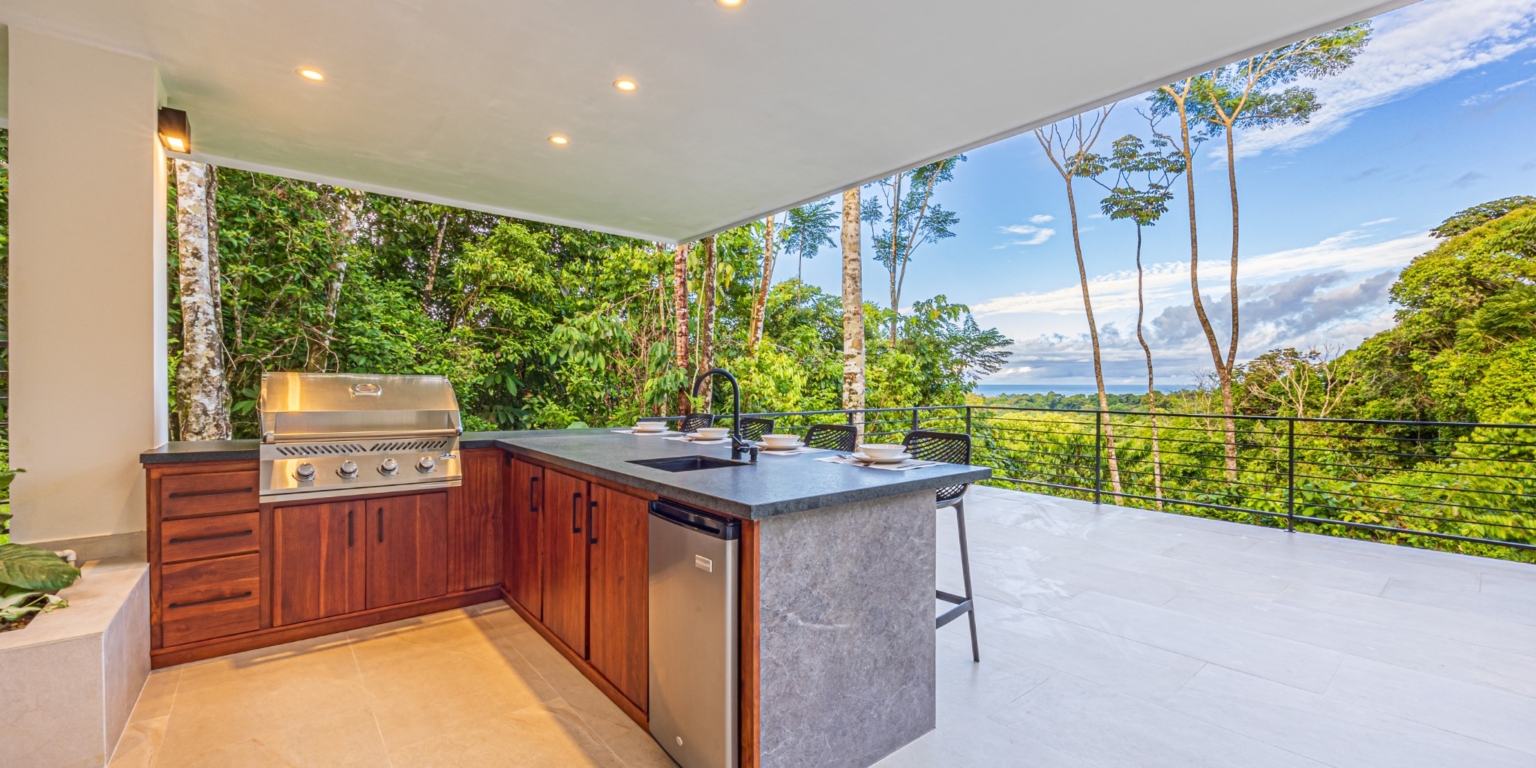 Newly Built, Outstanding Uvita Gem, Hidden in the Jungle Canopy with Ocean & Mountain Views in Uvita Costa Rica