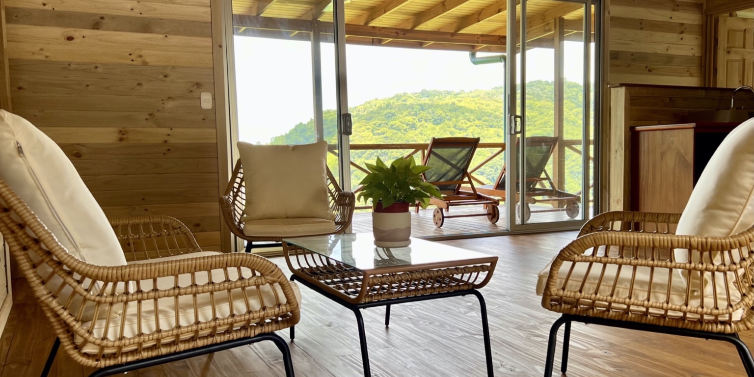 7.4840 House and Cabins Morete 34 Brand New Home And 2 Guest Houses With Breathtaking Views And Waterfall in Uvita Costa Rica