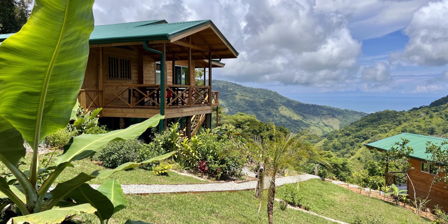 2.4840 House and Cabins Morete 41 Brand New Home And 2 Guest Houses With Breathtaking Views And Waterfall in Uvita Costa Rica