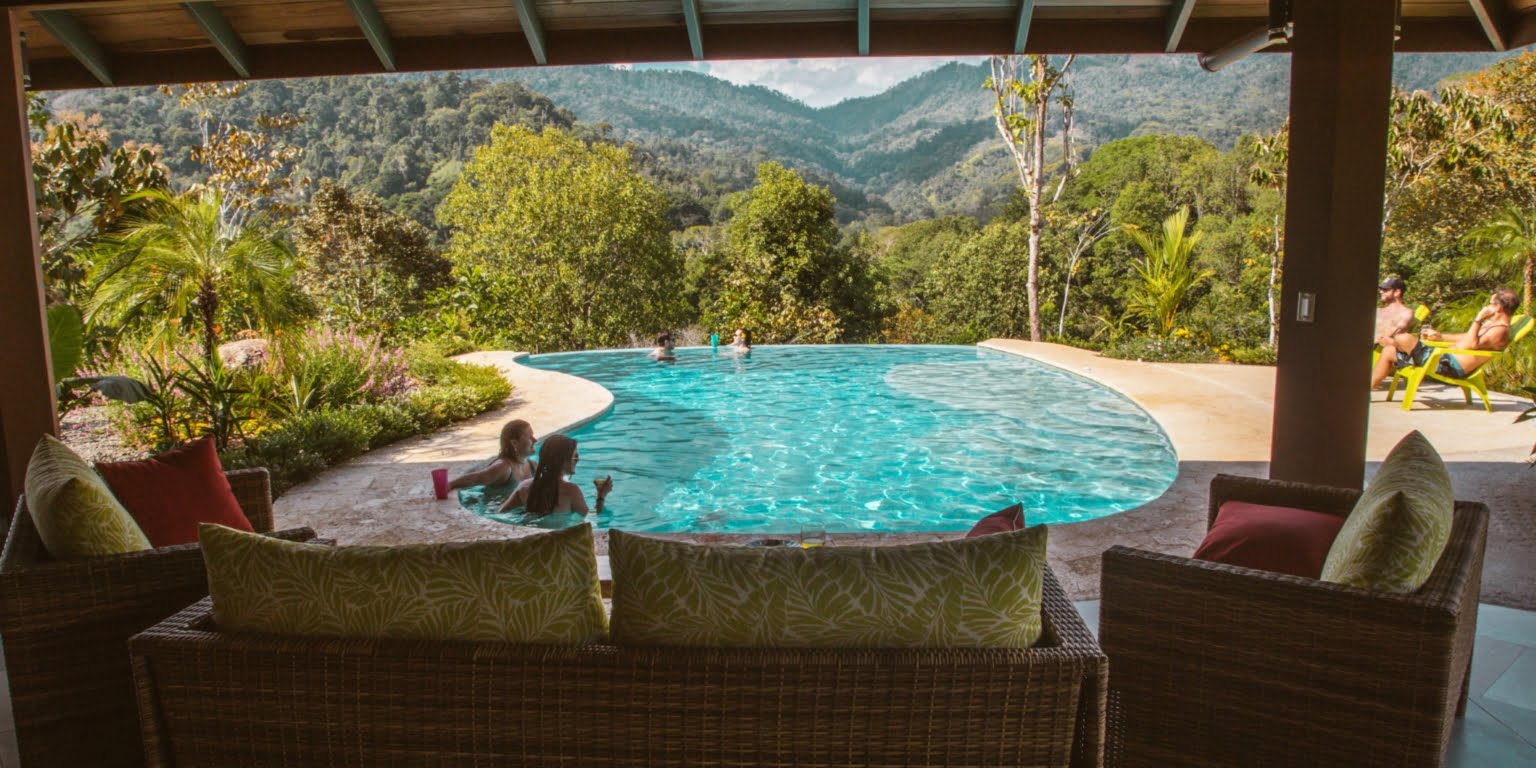 Pat-CR-HOME-34 Rainforest Jungle Retreat Home on 5.24 Acres in Portalon near Dominical Costa Rica
