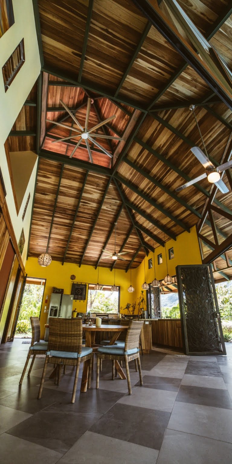 Pat-CR-HOME-19 Rainforest Jungle Retreat Home on 5.24 Acres in Portalon near Dominical Costa Rica