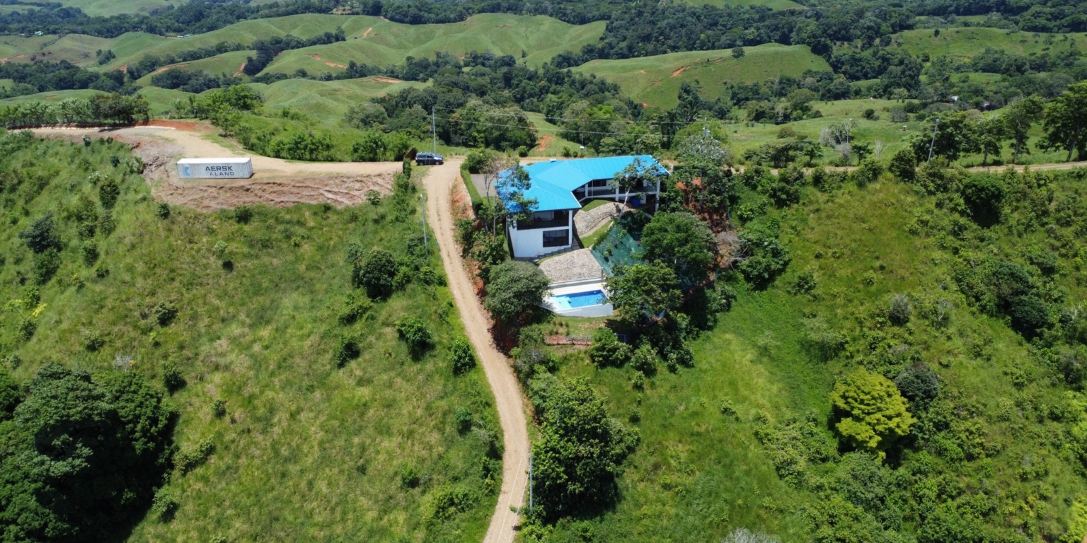 Ocean & Mountain 360 Degree Views from this 3-Bedroom Home With Pool in Platanillo above Dominical Costa Rica
