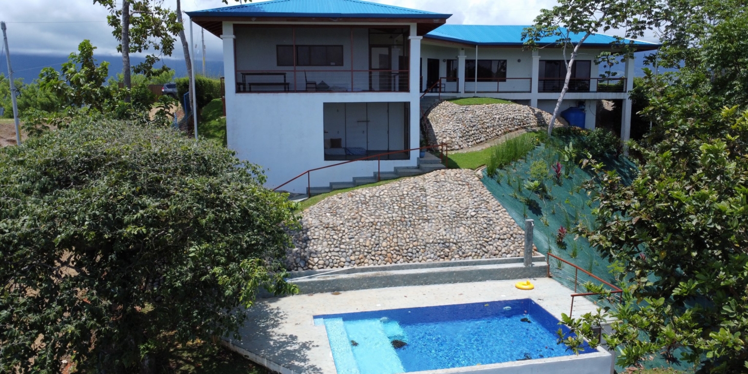 Ocean & Mountain 360 Degree Views from this 3-Bedroom Home With Pool in Platanillo above Dominical Costa Rica