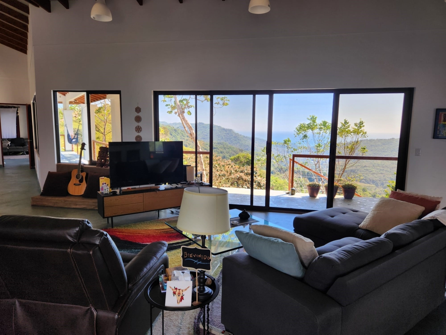 Ocean & Mountain 360 Degree Views from this 3-Bedroom Home With Pool in Platanillo above Dominical Costa Rica