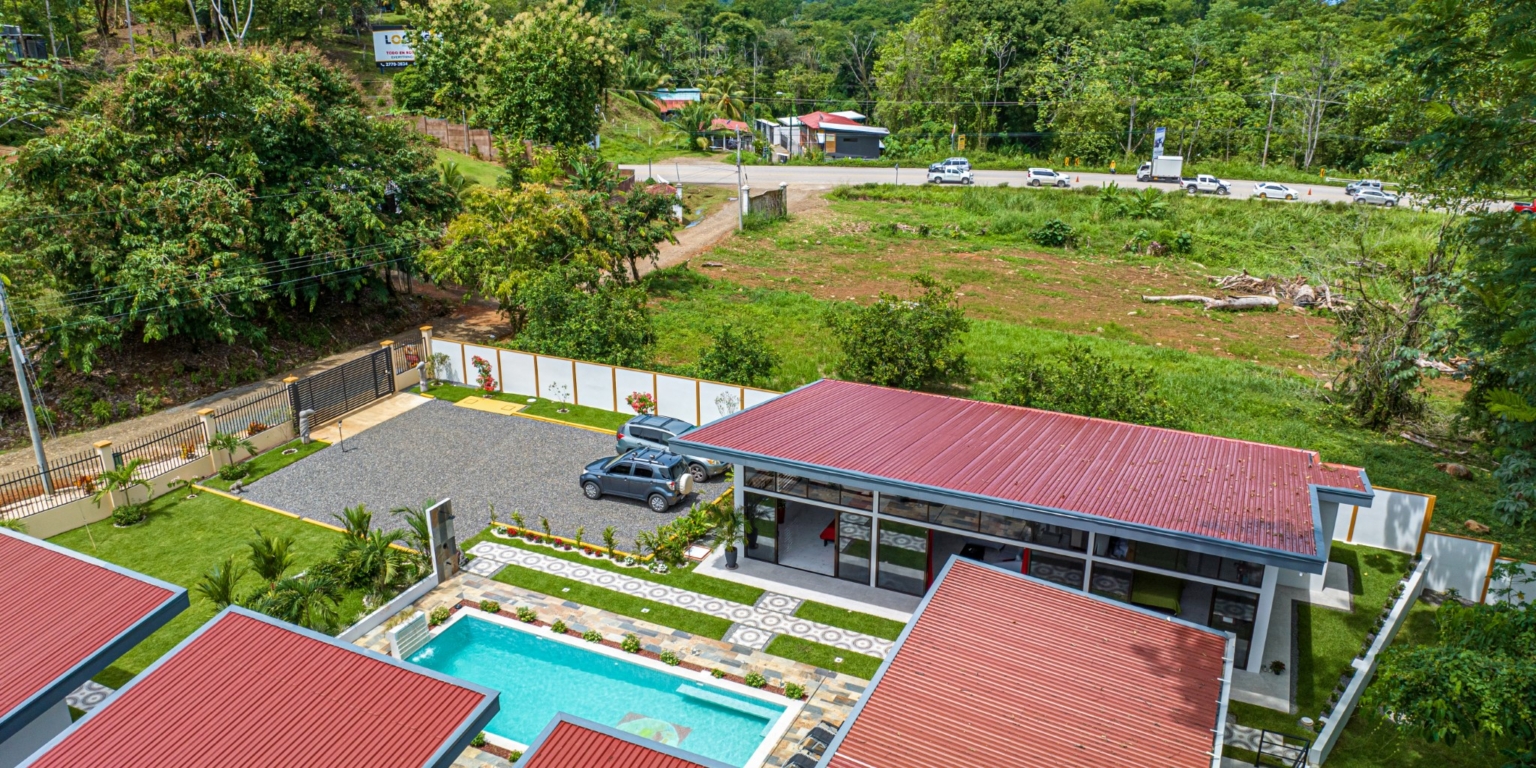 Villa with 2-Bedrooms Plus 2 Rental Casitas & Big Pool in an Amazing Location Walking Distance to Town in Uvita Costa Rica Villa with 2-Bedrooms Plus 2 Rental Casitas & Big Pool in an Amazing Location Walking Distance to Town in Uvita Costa Rica