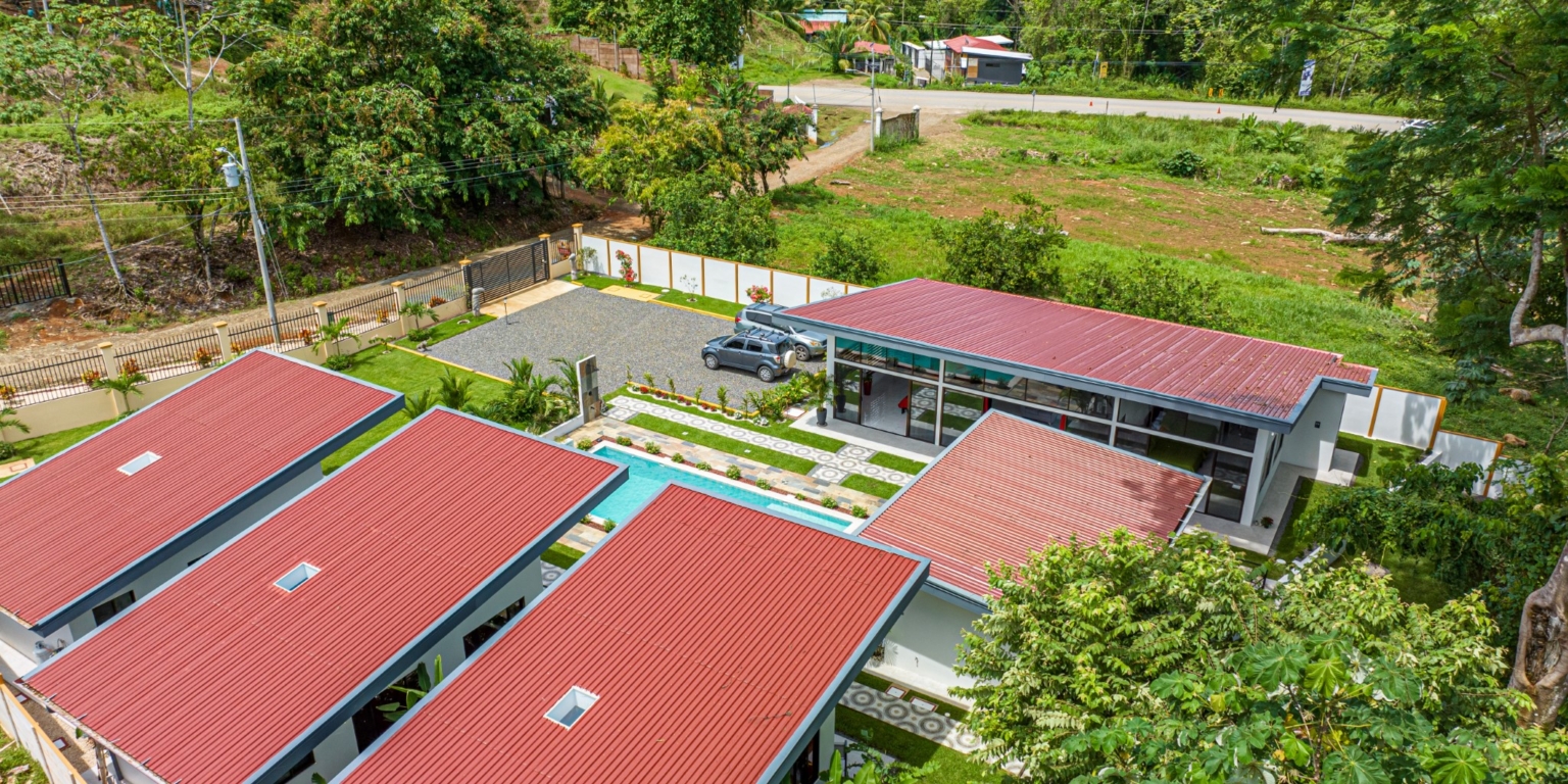 Villa with 2-Bedrooms Plus 2 Rental Casitas & Big Pool in an Amazing Location Walking Distance to Town in Uvita Costa Rica Villa with 2-Bedrooms Plus 2 Rental Casitas & Big Pool in an Amazing Location Walking Distance to Town in Uvita Costa Rica
